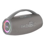 Caixa De Som Portátil Bt Imenso X38 80w Ipx6 Rgb(cinza,127/220v)